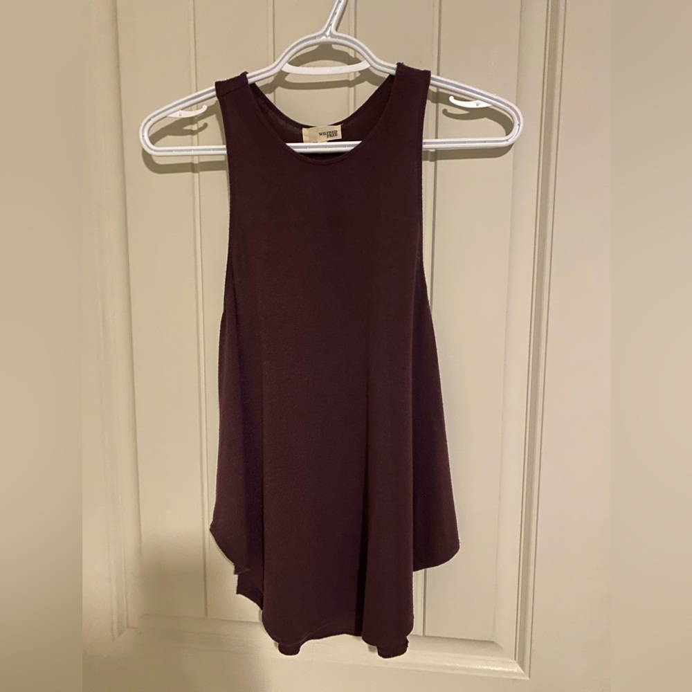 Wilfred Free Deep Purple Knit Top